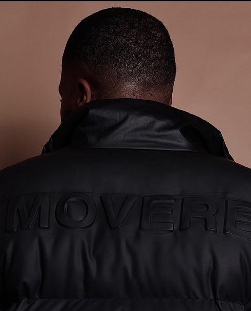Movere Black Embossed Puffer