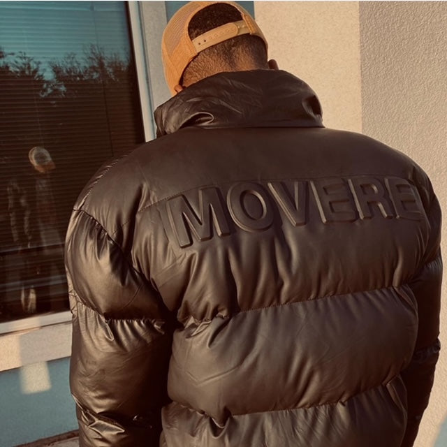 Movere Black Embossed Puffer